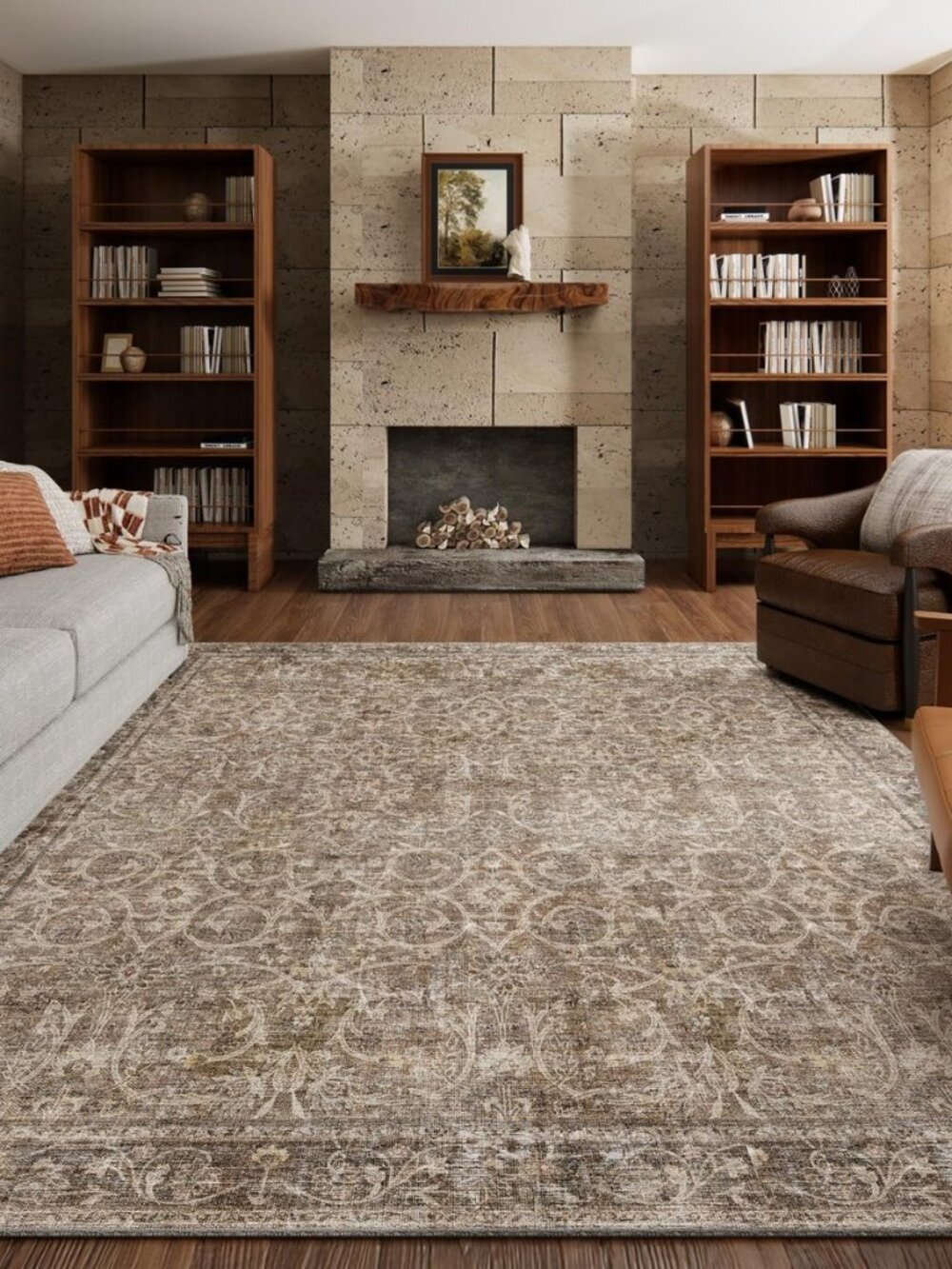 Machine Washable Rugs for Living Room: 8x10 Area Rugs for Bedroom